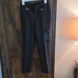 A. Byer Black Trousers with Cargo Pocket